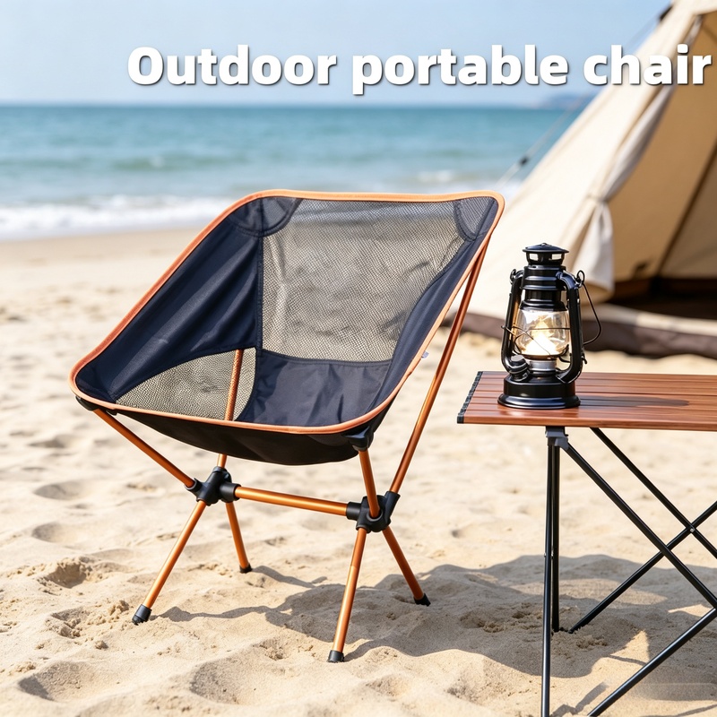 Outdoor Furniture Used - Sedia Pieghevole Ultra-leggera in Lega di