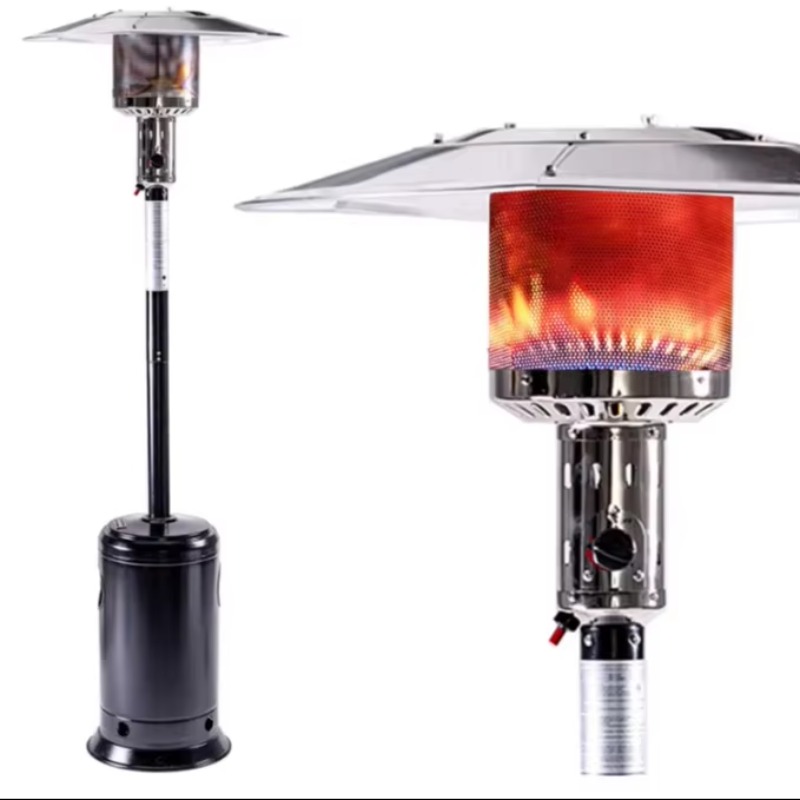 Patio Heater Standing - Riscaldatori da esterno con ruote, bruciatura
