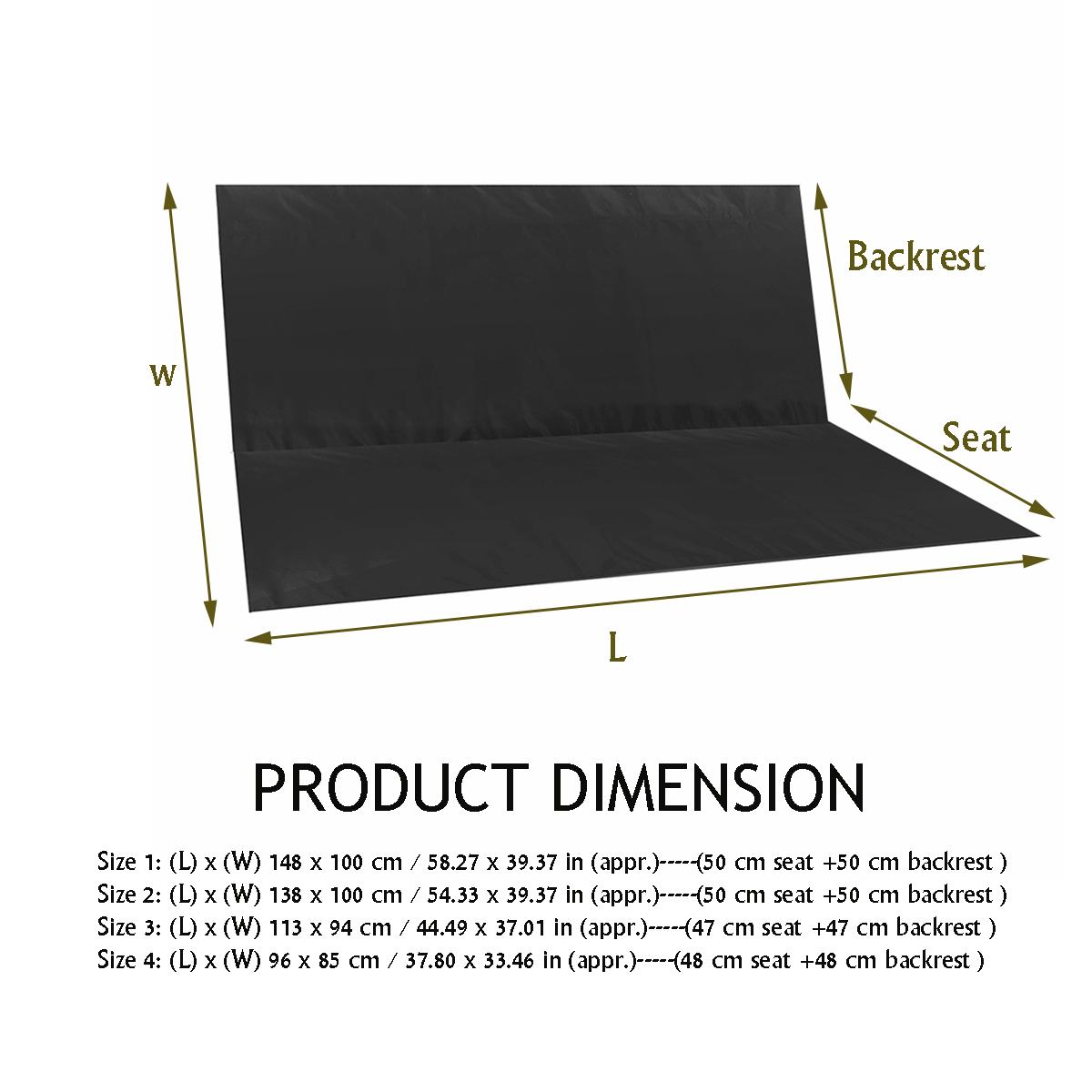 Outdoor Furniture Rocking Chair - 2/3 posti altalena copertura sedia panca