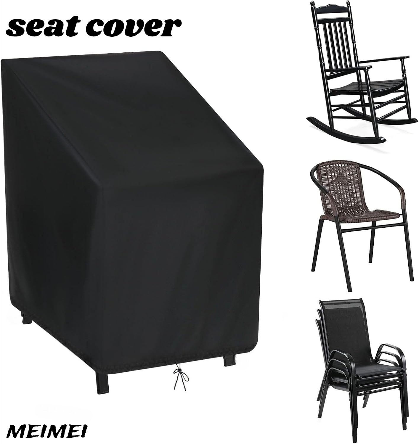 Outdoor Furniture Cover Waterproof - Borsa portaoggetti con copertura antipolvere per