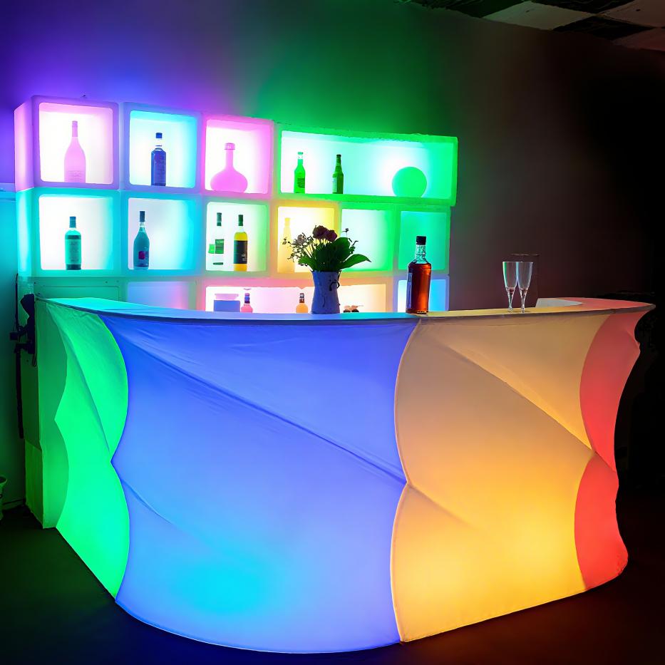 Bancone bar con diodo luminesc - Outdoor Furniture Rental For Party recensione e prezzo