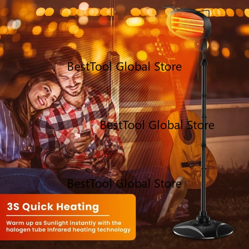 Riscaldatore Elettrico da Este - Patio Heater Standing recensione e prezzo