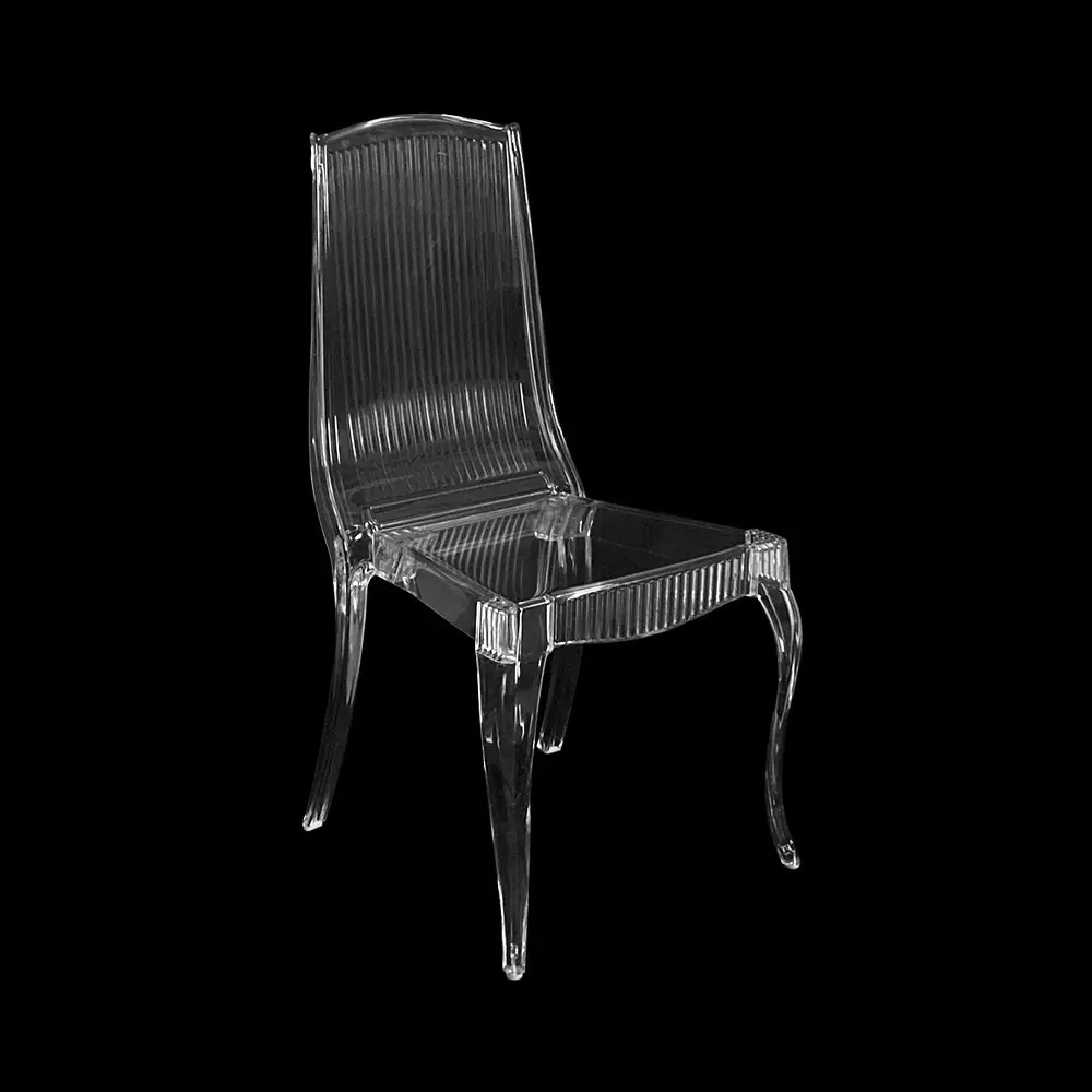 Sedia Trasparente in Cristallo - Outdoor Furniture Rental For Party recensione e prezzo